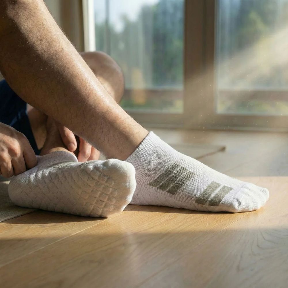 🔥 Premium Orthopedic Sneaker Socks – Cushioned Support for All-Day Comfort
