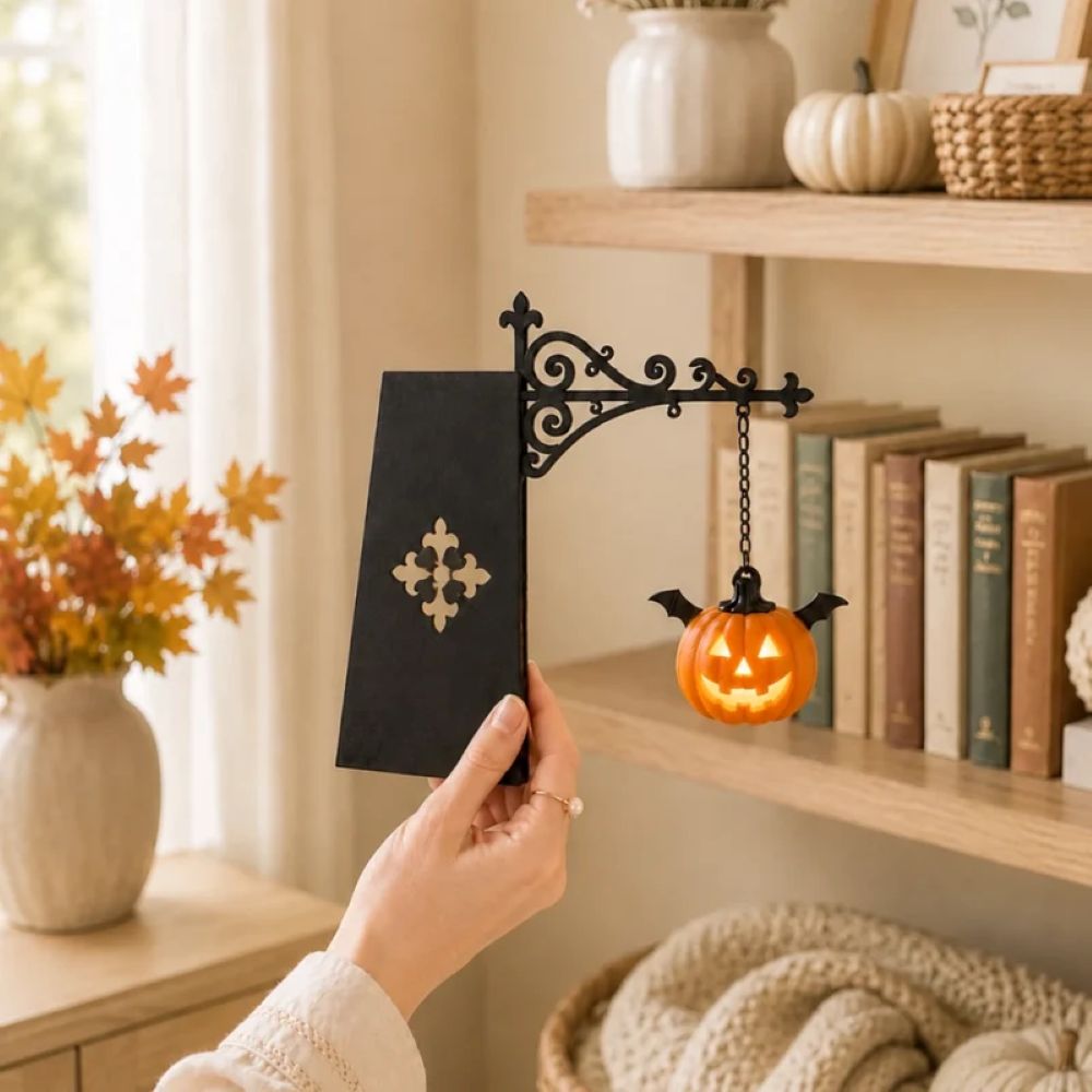 Magical Bookshelf Lantern Light – Cozy Book Lover Gift