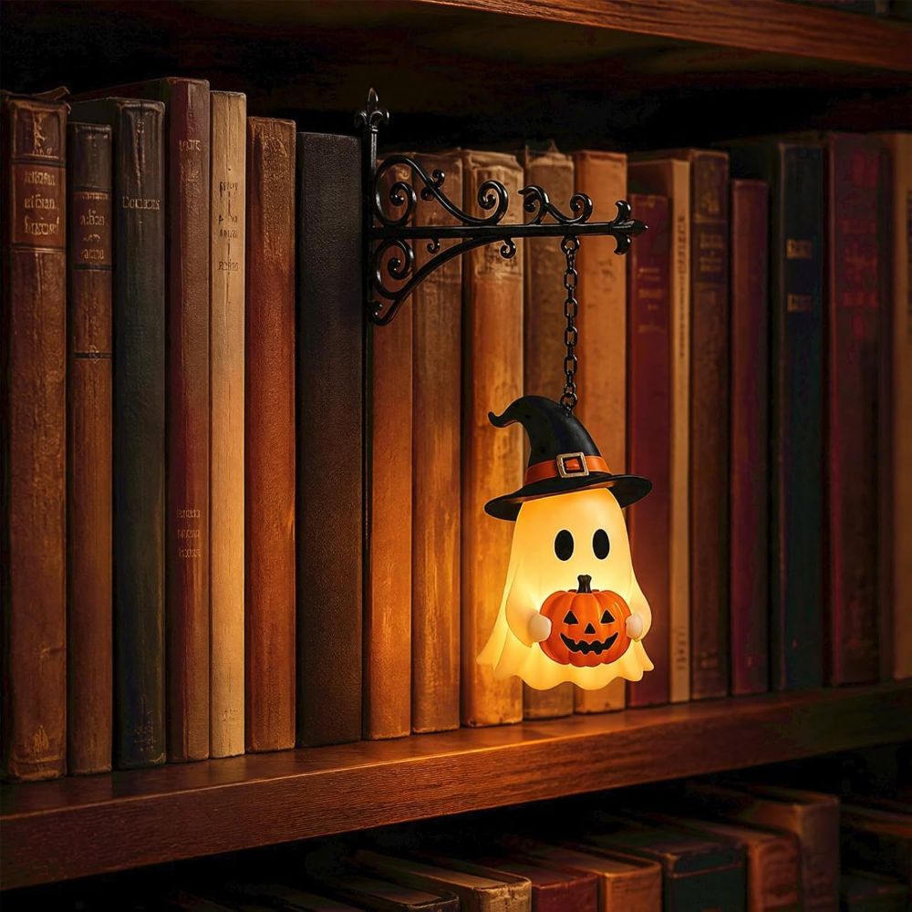 Magical Bookshelf Lantern Light – Cozy Book Lover Gift