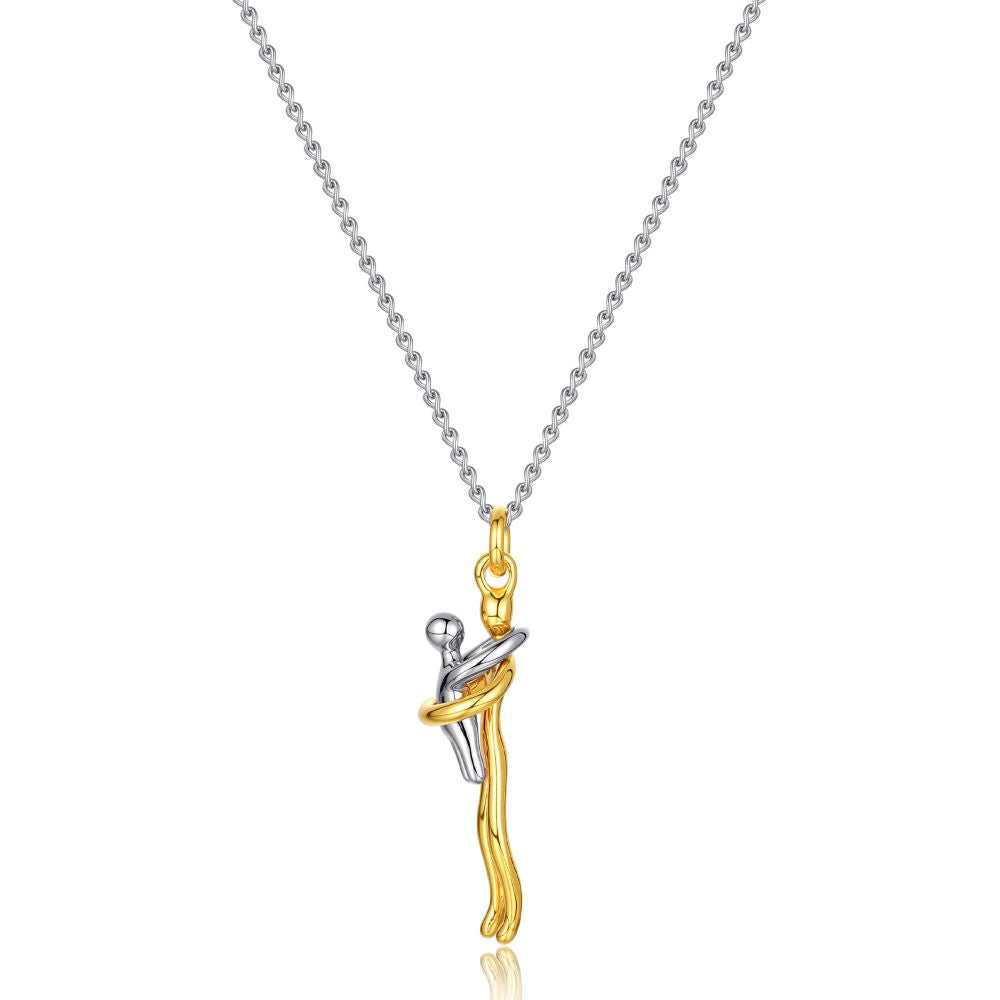 Mother & Child Hug Necklace – A Symbol of Forever Love