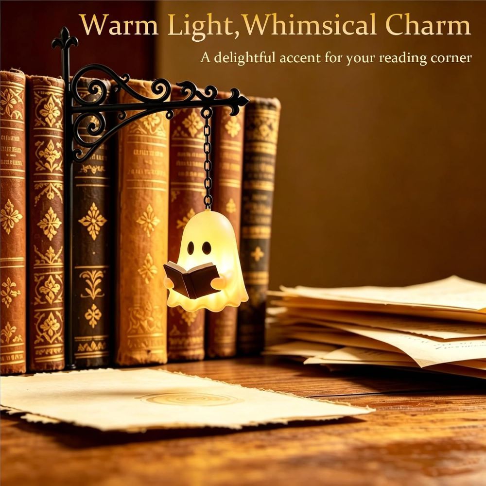 Magical Bookshelf Lantern Light – Cozy Book Lover Gift
