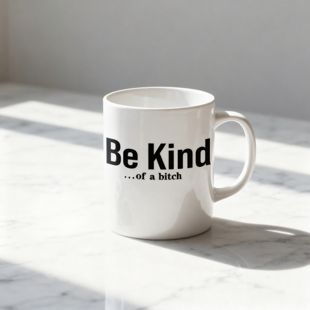 Be Kind...Of A Bi♥ch Mantra Mug