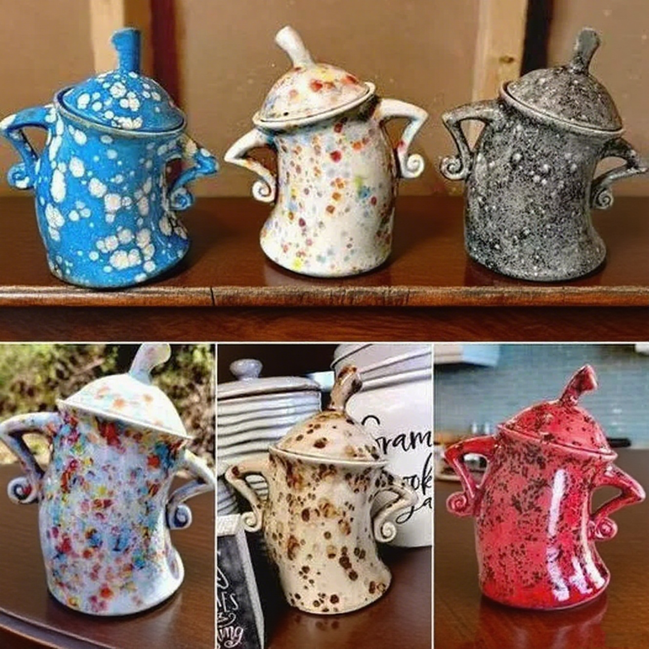 Handmade Canister With Attitude