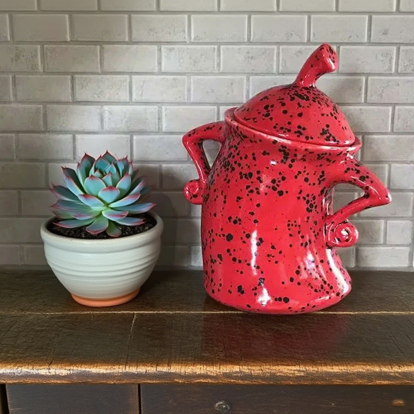 Handmade Canister With Attitude