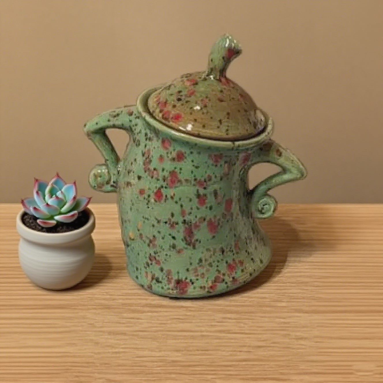 Handmade Canister With Attitude