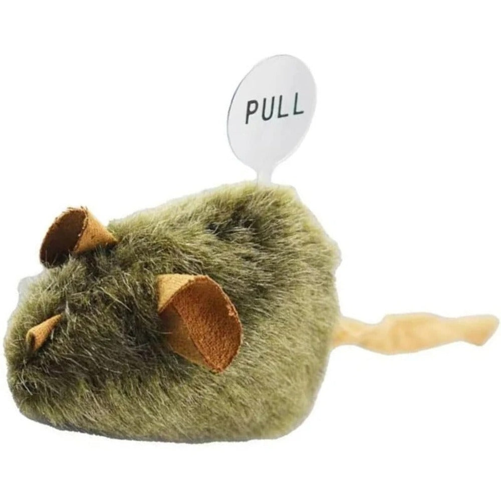 Realistic Squeaky Mouse Cat Toy – Interactive Hunting Play for Indoor Cats