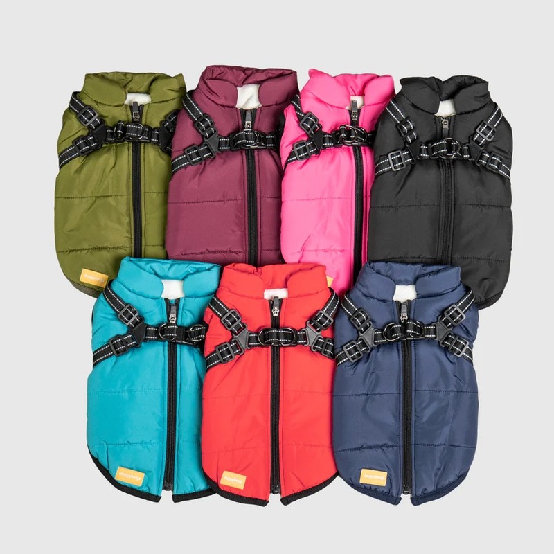 Waterproof Winter Jacket with Built-in Harness