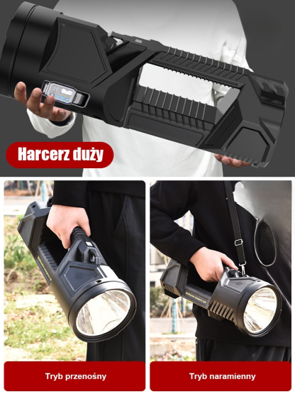 【Pogromca Ciemności Nocnych】💡Niemiecka ultrajaśna solarna latarka outdoorowa