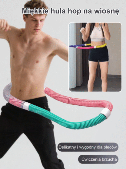 Nowa miękka obręcz hula-hoop do odchudzania.