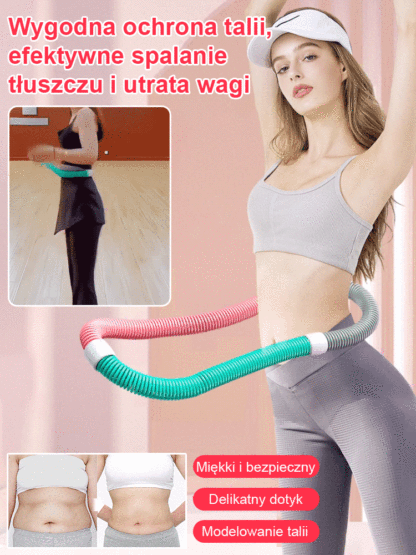 Nowa miękka obręcz hula-hoop do odchudzania.