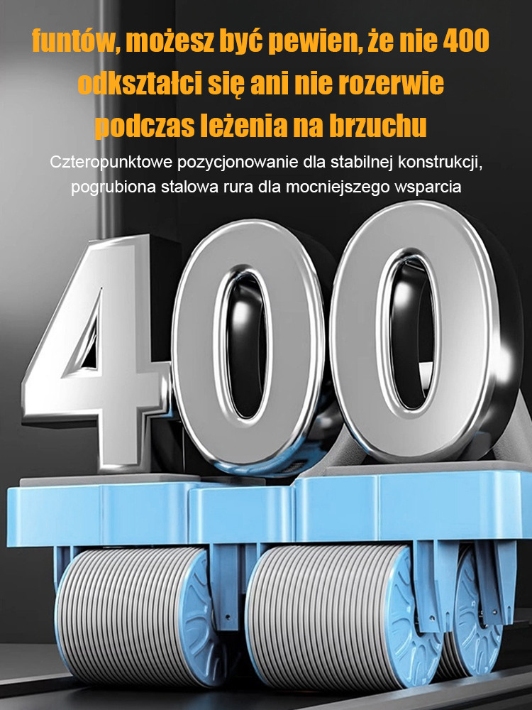 Cztery rundy automatycznego podciągania brzucha i zwijania koła fitness brzucha