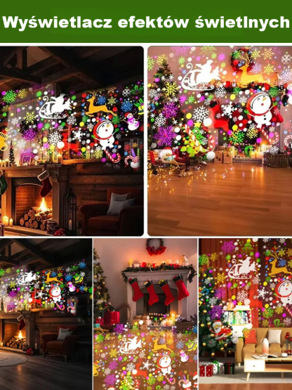 Świąteczny projektor świetlny