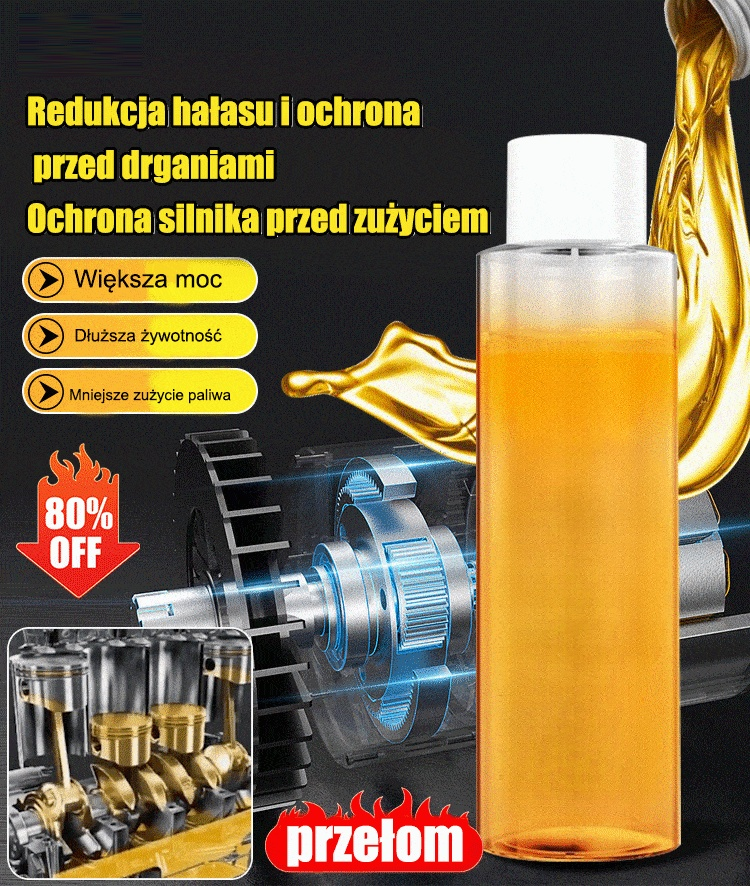 Wysokowydajny środek przeciwzużyciowy do silnika