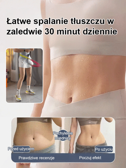 Nowa miękka obręcz hula-hoop do odchudzania.