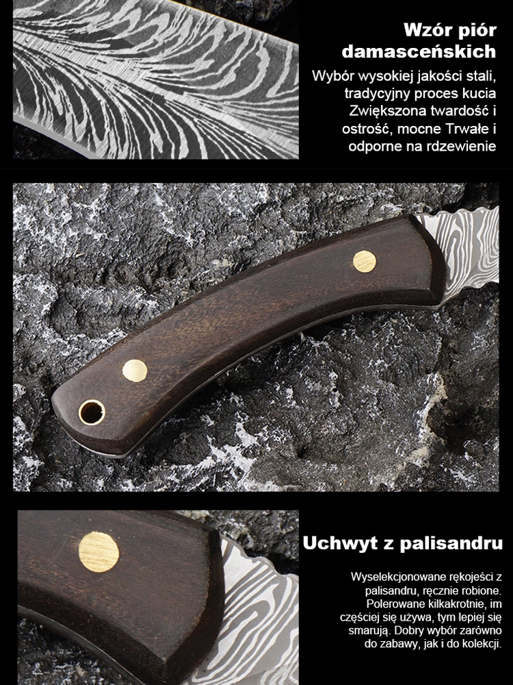 Przenośne przybory kuchenne z Damaszkiem