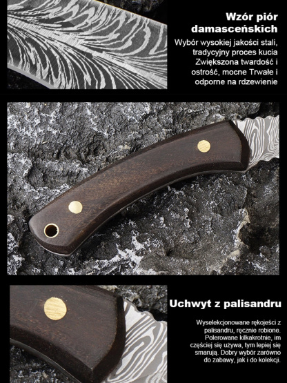 Przenośne przybory kuchenne z Damaszkiem