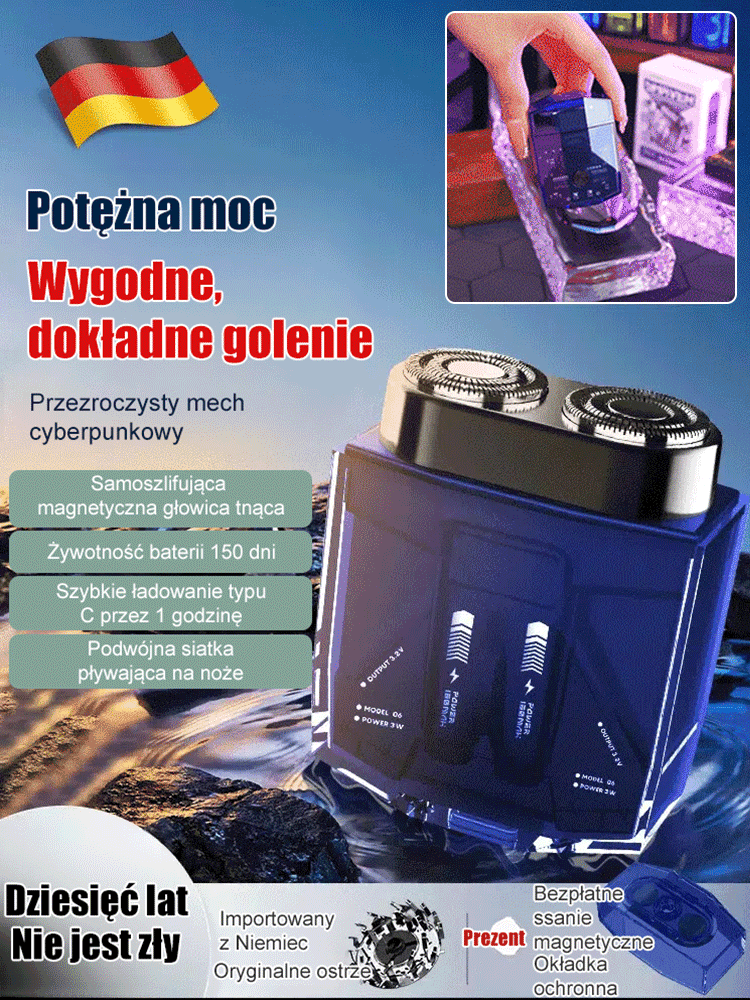 【1 sekunda golenia】Twin Engine Trend Mecha Razor