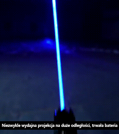 Laserowe światło punktowe w kolorze czerwonym i zielonym