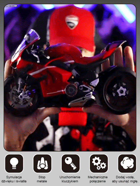 Ducati odlew metalowy model motocykla