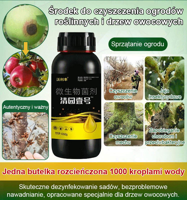 🐛 Całkowite zniszczenie 99,9% zimujących larw i grzybów w ciągu 24 godzin!