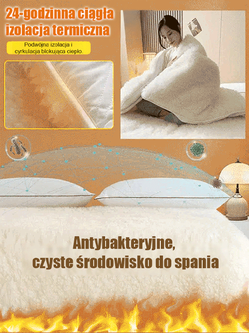 🔥Materac z australijskiej wełny ✨ Wygodny i ciepły design