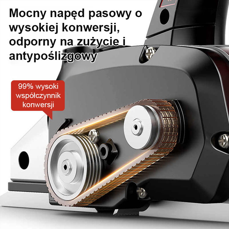 🔥Duża moc i precyzyjna regulacja ułatwiają obróbkę różnych gatunków drewna i sprawdzają się w różnych sytuacjach🔥