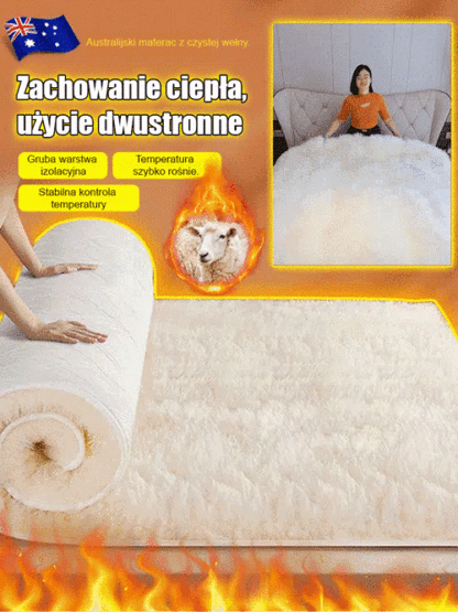 🔥Materac z australijskiej wełny ✨ Wygodny i ciepły design