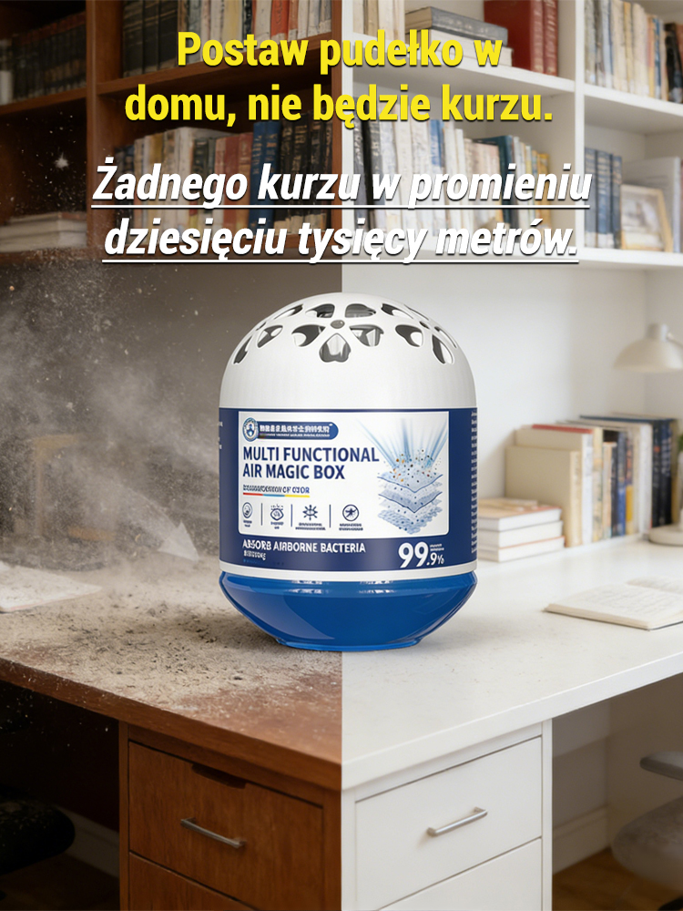 🌪️ Moc ssania porównywalna z huraganem! Magiczne pudełko odkurzacza 🧹 potrafi w kilka sekund wciągnąć kurz i zanieczyszczenia z powietrza!