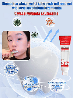 ✨Żegnaj żółte zęby w 7 dni! Probiotyczna pasta do zębów 💖 Pewność uśmiechu podczas robienia zdjęć 😄