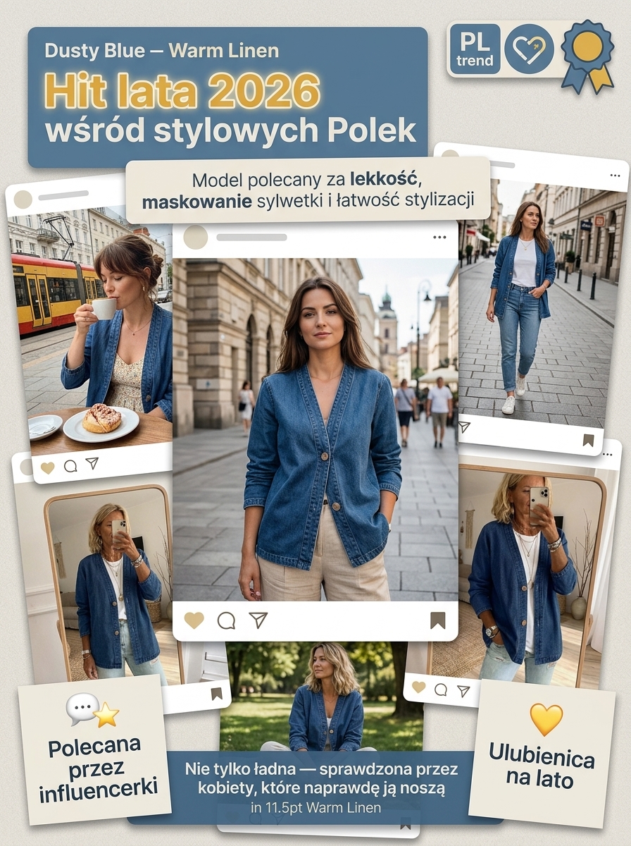 ✨Zapomnij o fałdkach! Krój H-Line wysmukla sylwetkę o 10 kg. 100% bawełna, zero gniecenia.