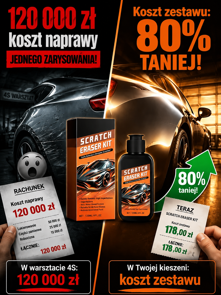 🛠️ Niemiecki zestaw naprawczy nano: w zaledwie 10 sekund z łatwością usuwa zarysowania lakieru – całkowicie bezpieczny, gwarantuje brak uszkodzeń oryginalnej powłoki lakierniczej.