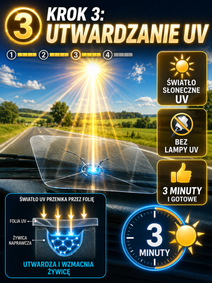 Zaoszczędź tysiące na naprawie szyby samochodowej! 🚗 Kompleksowy zestaw do samodzielnego usuwania pęknięć po kamieniach w zaledwie 3 minuty. ⏱️