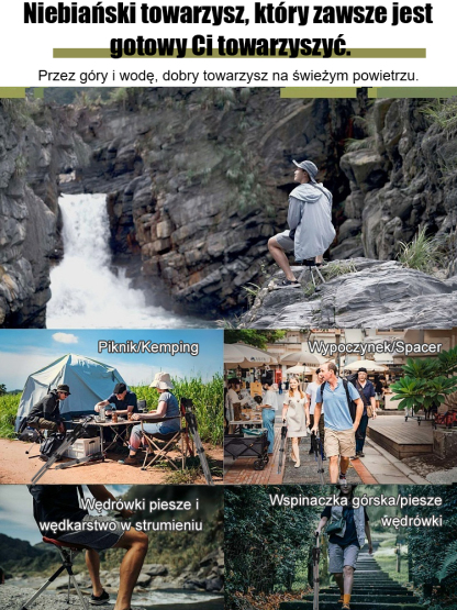 🔥Przenośny i łatwy w transporcie, składany jako siedzisko, niezbędny dodatek w podróży🔥