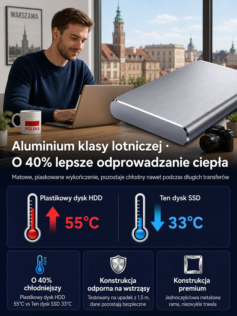 🔥Wyjątkowo cienki i wydajny dysk SSD SL-32T