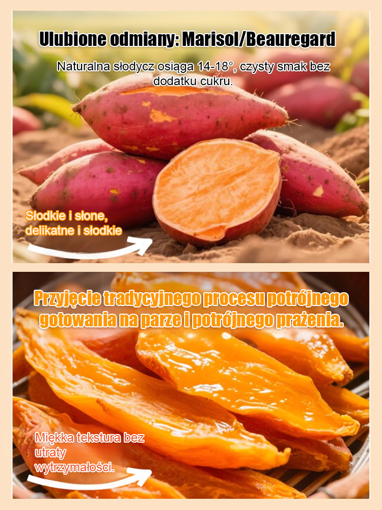 ✨Nazywają je "naturalną insuliną"✨ 🍠 Oto suszone bataty bez cukru z Karoliny Północnej w USA