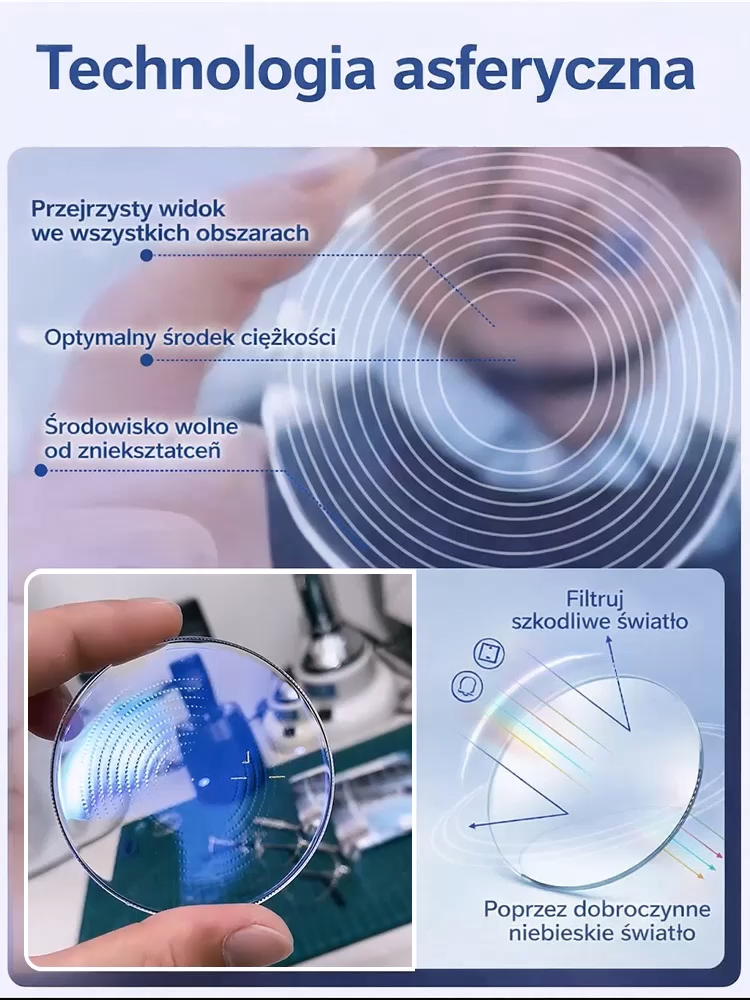 ✅ Bez względu na to, czy masz nadwzroczność, krótkowzroczność czy astygmatyzm! Bez konieczności badania okulistycznego! Soczewki automatycznie się dostosowują, zapewniając zawsze krystalicznie ostre widzenie!