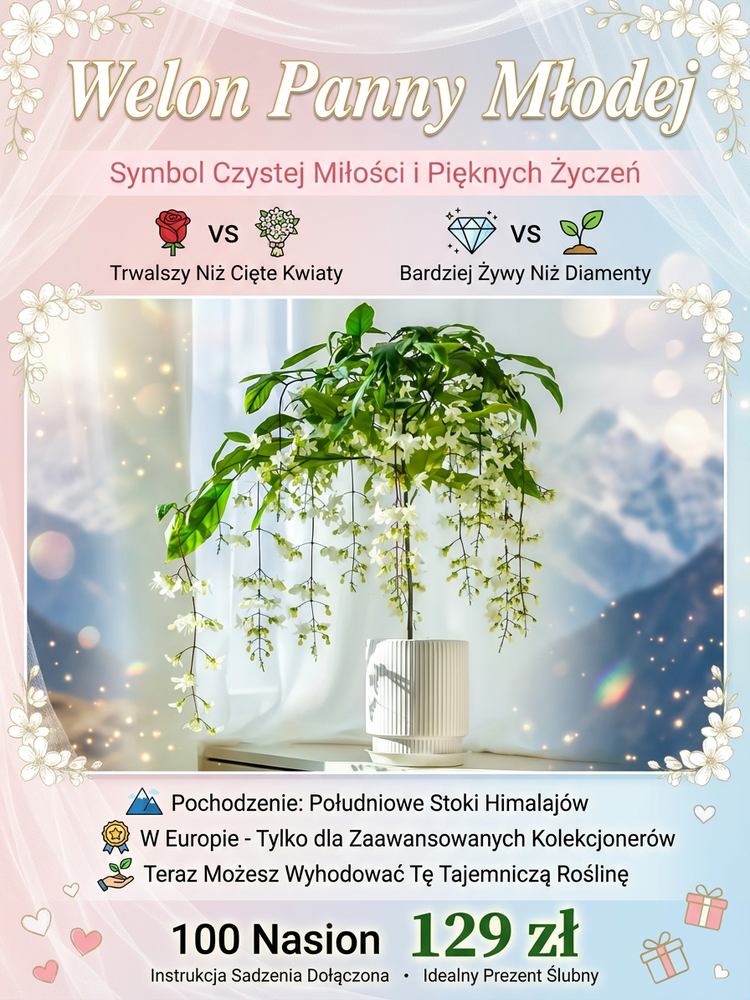 💐Pachnący i zwisający jaśmin– Wodospad Białych Kwiatów dla Twojego Domu i Ogrodu!