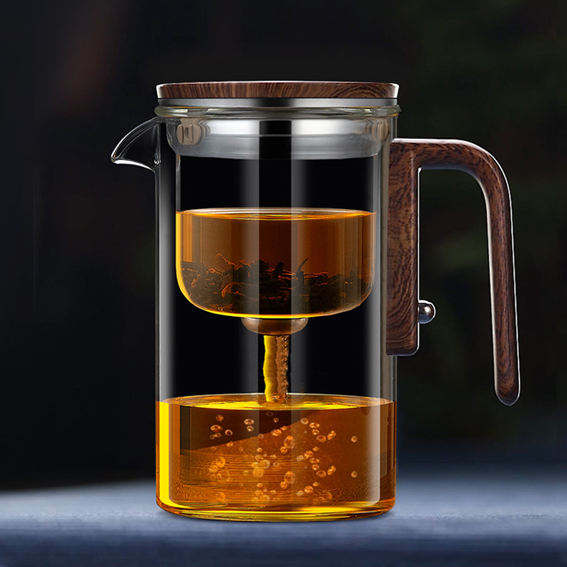 🌿Czajnik filtrujący z funkcją szybkiego dotknięcia — oddziela liście herbaty od herbaty w zaledwie 3 sekundy, 🍃dzięki czemu parzenie herbaty staje się łatwe i eleganckie.