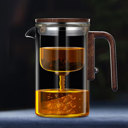 🌿Czajnik filtrujący z funkcją szybkiego dotknięcia — oddziela liście herbaty od herbaty w zaledwie 3 sekundy, 🍃dzięki czemu parzenie herbaty staje się łatwe i eleganckie.