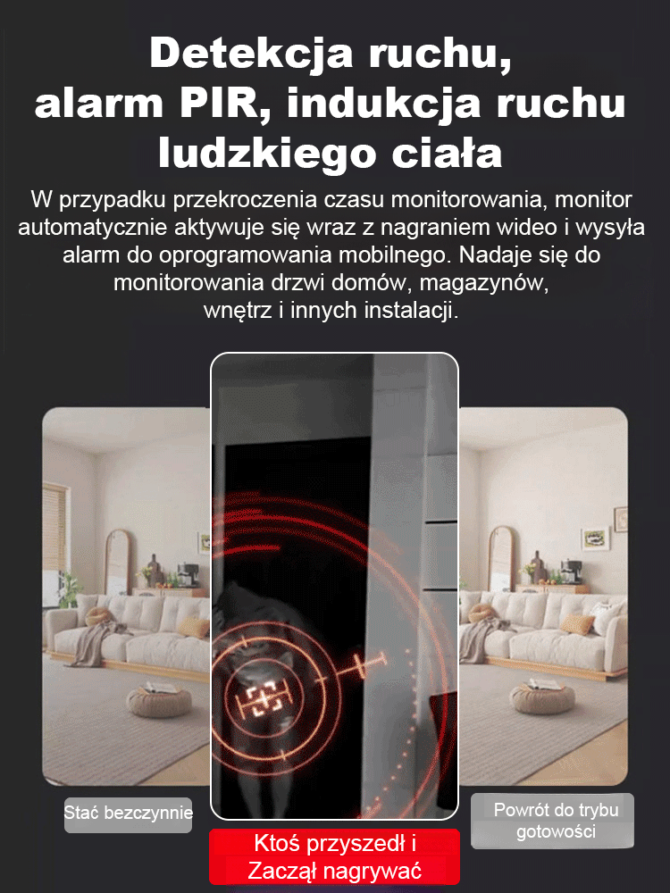 Bez kabli, bez Wi-Fi, idealne monitorowanie! 🔍