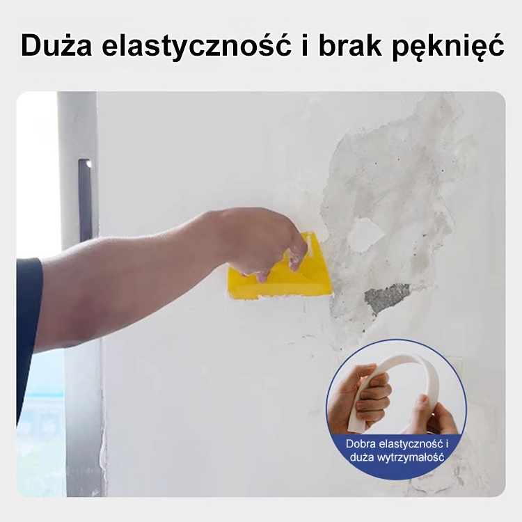 🔥Pasta naprawcza zawiera składniki włókniste, które mogą szybko wypełnić i przywrócić gładkie powierzchnie ścian🔥