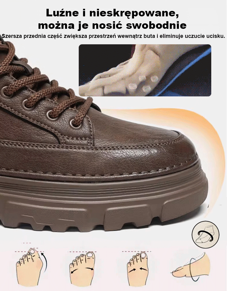 🔥Łatwe zakładanie i zdejmowanie, ciesz się komfortem chodzenia🔥