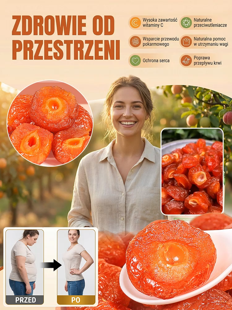 ✨ Nazywają je "NATURALNĄ INSULINĄ" ✨ Oto cudowne, bezpestkowe suszone morele z Sandomierza.
