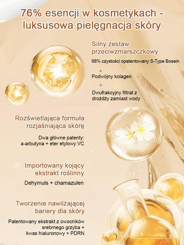Naturalny krem rozświetlający – wystarczy jedno użycie✨, aby skóra rozkwitła świeżym blaskiem🎉