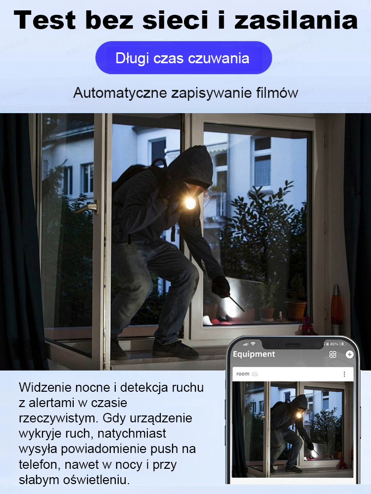 Bez kabli, bez Wi-Fi, idealne monitorowanie! 🔍