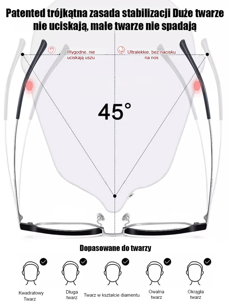 ✨Magiczne okulary 3 w 1✨ Automatyczny zoom do czytania, komputera i dali. Koniec ze zdejmowaniem!
