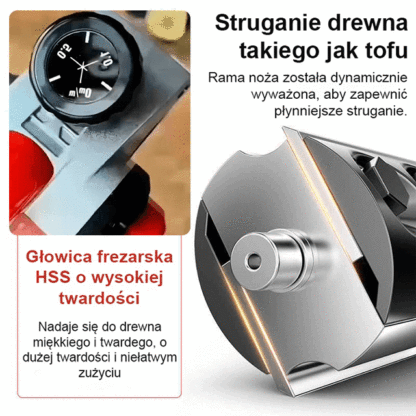 🔥Duża moc i precyzyjna regulacja ułatwiają obróbkę różnych gatunków drewna i sprawdzają się w różnych sytuacjach🔥