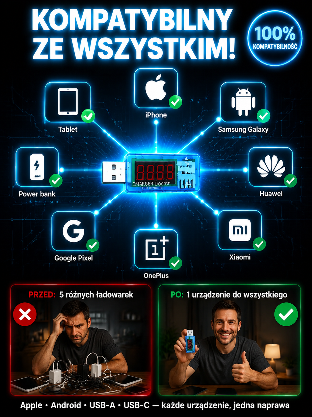 📱 Rozwiąż problem przegrzewania i zalania telefonu! Inteligentny naprawiacz smartfonów! Idealnie kompatybilny ze wszystkimi markami! 🌐
