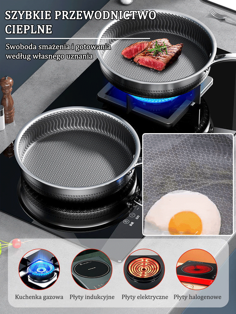 🍳 Non-stick, safe, and pro-grade stainless steel that's won the hearts of 5,000+ families!