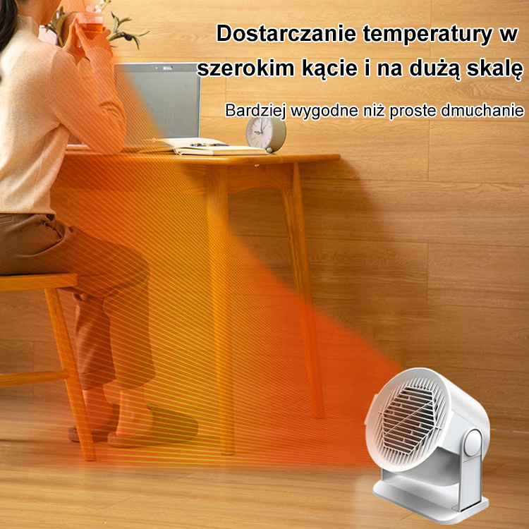 🔥Może szybko zwiększyć temperaturę w pomieszczeniu i stworzyć ciepłe i komfortowe środowisko domowe🔥